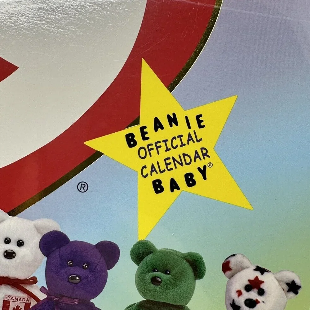 1999 Ty Beanie Baby Beanie Babies Official Wall Calendar Sealed